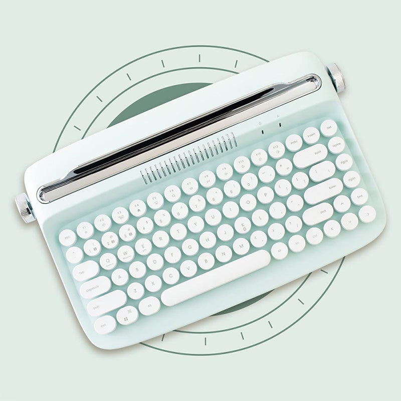 ACGAM ACTTO B703 Máquina de escribir inalámbrica Teclado mecánico retro -  WhatGeek
