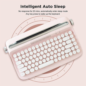 ACGAM ACTTO B303 Schreibmaschine Retro Bluetooth Membrantastatur