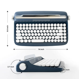 ACGAM ACTTO B303 Schreibmaschine Retro Bluetooth Membrantastatur