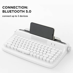 ACGAM ACTTO B303 Schreibmaschine Retro Bluetooth Membrantastatur