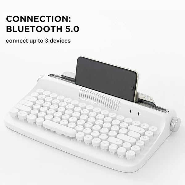 ACGAM ACTTO B303 Schreibmaschine Retro Bluetooth Membrantastatur