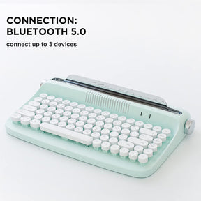 ACGAM ACTTO B303 Typewriter Retro Bluetooth Membrane Keyboard