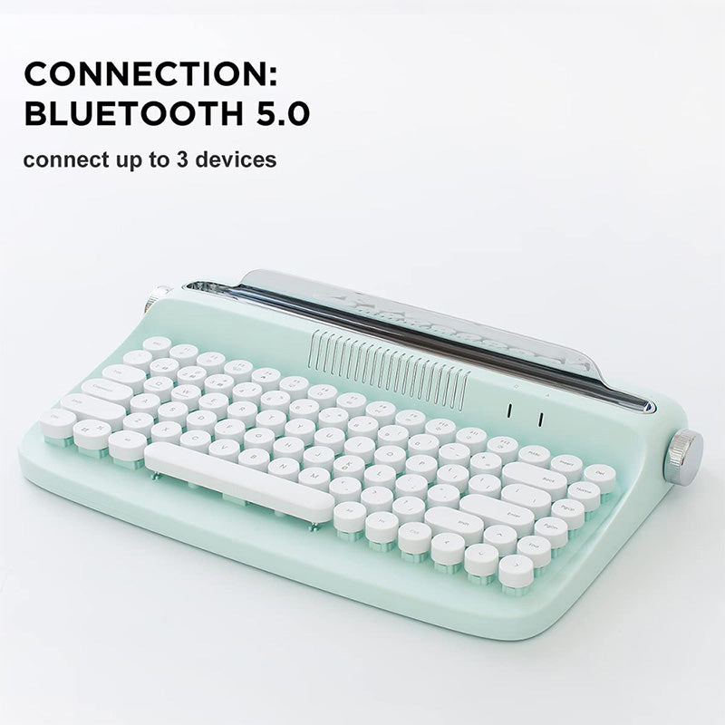 ACGAM ACTTO B303 タイプライター レトロ Bluetooth メンブレン キーボード