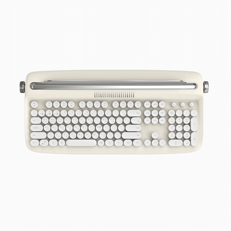 ACGAM ACTTO B503 Clavier à membrane Bluetooth rétro pour machine à écrire