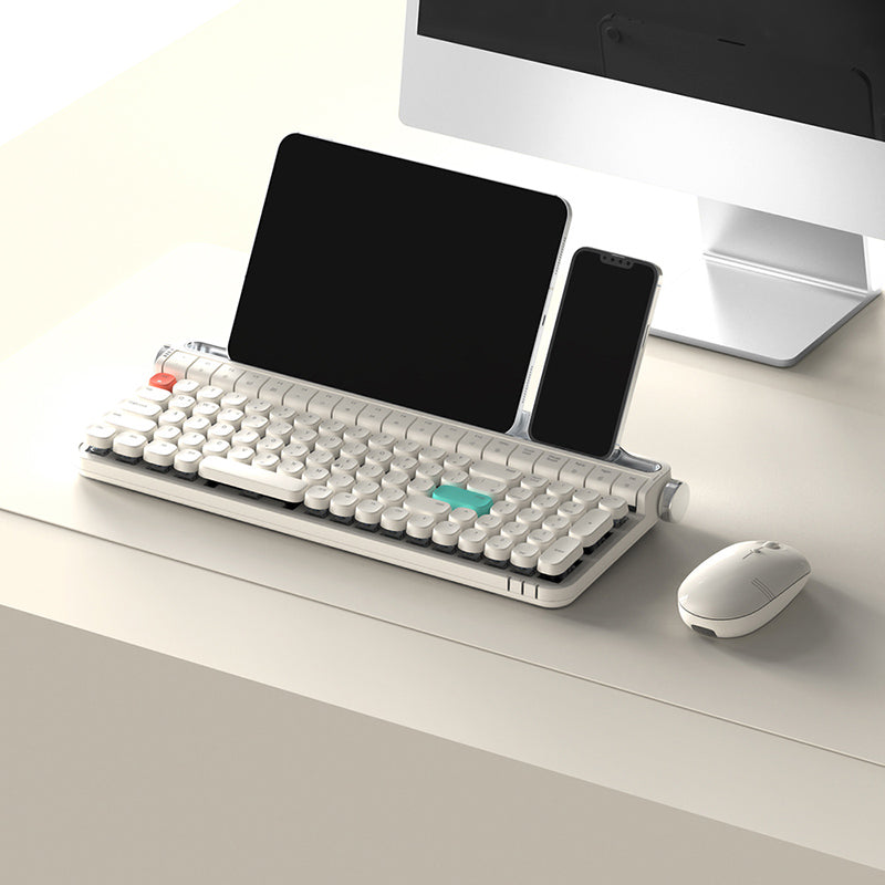 ACGAM ACTTO B705 Tastiera meccanica retro RGB per macchina da scrivere wireless