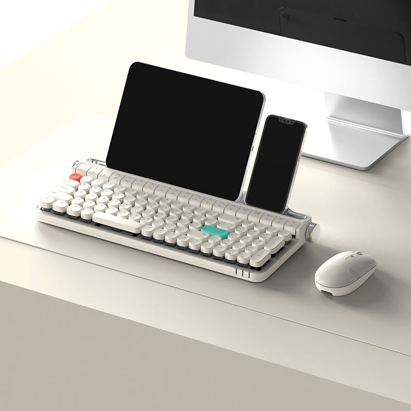 ACGAM ACTTO B705 Clavier mécanique rétro RVB pour machine à écrire sans fil