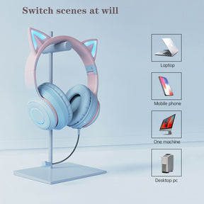 ACGAM BT029C LED Bluetooth Wireless Cat Ear Headset