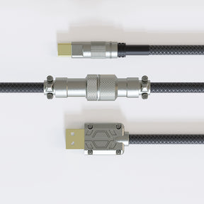 ACGAM CP01 Black USB-C Coiled Aviator Cable
