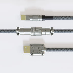 ACGAM CP01 다크 그레이 USB-C 코일 에비에이터 케이블