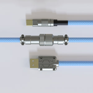 ACGAM CP01 Cavo da aviatore a spirale USB-C blu