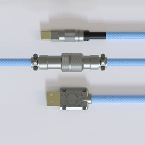 ACGAM CP01 Blue USB-C Coiled Aviator Cable