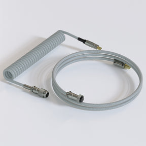 ACGAM CP01 라이트 그레이 USB-C 코일 에비에이터 케이블