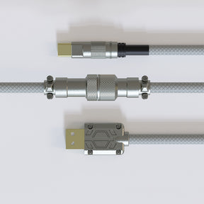 ACGAM CP01 Light Gray USB-C Coiled Aviator Cable