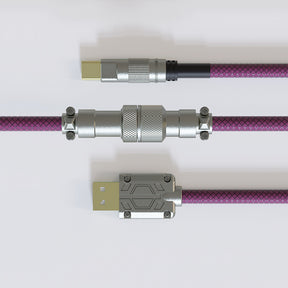 ACGAM CP01 パープル USB-C コイル状アビエーター ケーブル