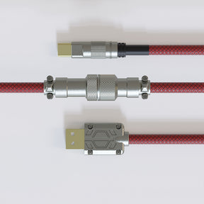 ACGAM CP01 Red USB-C Coiled Aviator Cable