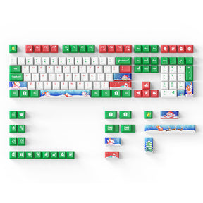 ACGAM Christmas Snowman PBT Cherry Profile Keycap Set 132 Keys