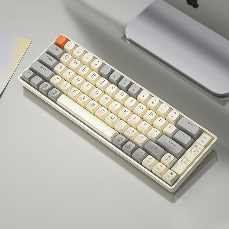 Teclado mecánico con retroiluminación arcoíris ACGAM GK65