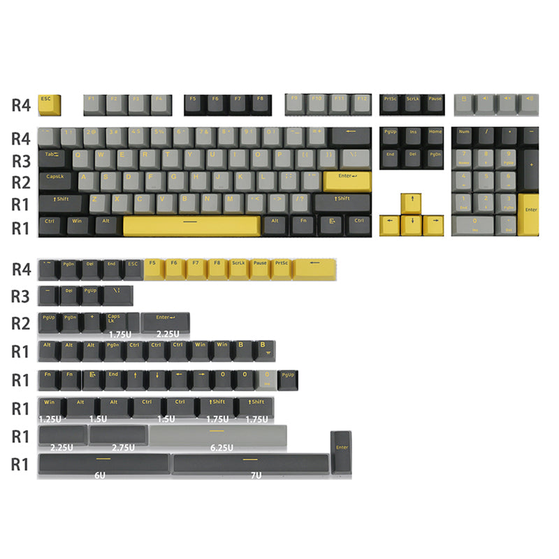 Le migliori offerte per ACGAM Graphite Gold & Shoko OEM Profile Keycap Set 166 Keys Fits Alice sono su ✓ Confronta prezzi e caratteristiche di prodotti nuovi e usati ✓ Molti articoli con consegna gratis!
