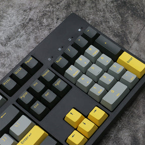 ACGAM Graphite Gold & Shoko OEM-Profil-Tastenkappen-Set, 166 Tasten, passend für Alice