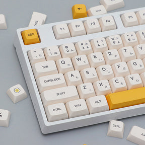 ACGAM Honey and Milk Japanese Layout XDA Profile Keycap Set 140 Keys