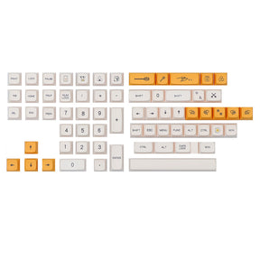 ACGAM Honey and Milk XDA Profile Keycap Set 140 teclas