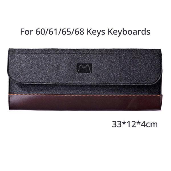 ACGAM Tastatur-Tragetasche, Filztasche, Klappdeckel, Magnetknopf