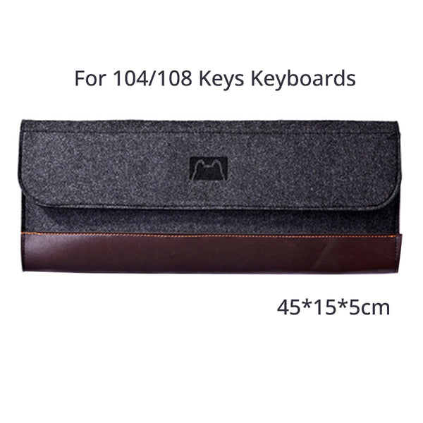 ACGAM キーボード キャリー ケース フェルト バッグ フリップ カバー マグネット ボタン