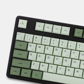 ACGAM Matcha Japanese Layout XDA Profile Keycap Set 124 Keys