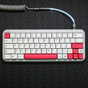 ACGAM Pink Indigo Japanese Layout XDA Profile PBT Keycap Set 126 คีย์