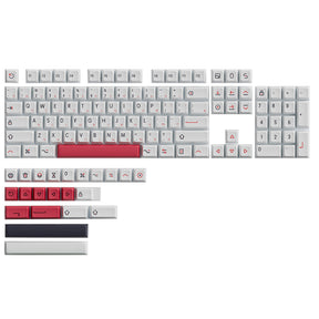 ACGAM Pink Indigo Japanese Layout XDA Profile PBT Keycap Set 126 คีย์