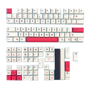 ACGAM Pink Indigo XDA Profile PBT Keycap Set 126 Keys