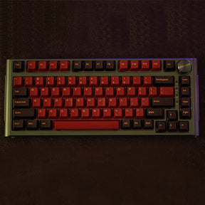 ACGAM Red Samurai Theme PBT Cherry Profile Keycap Set 159 Keys