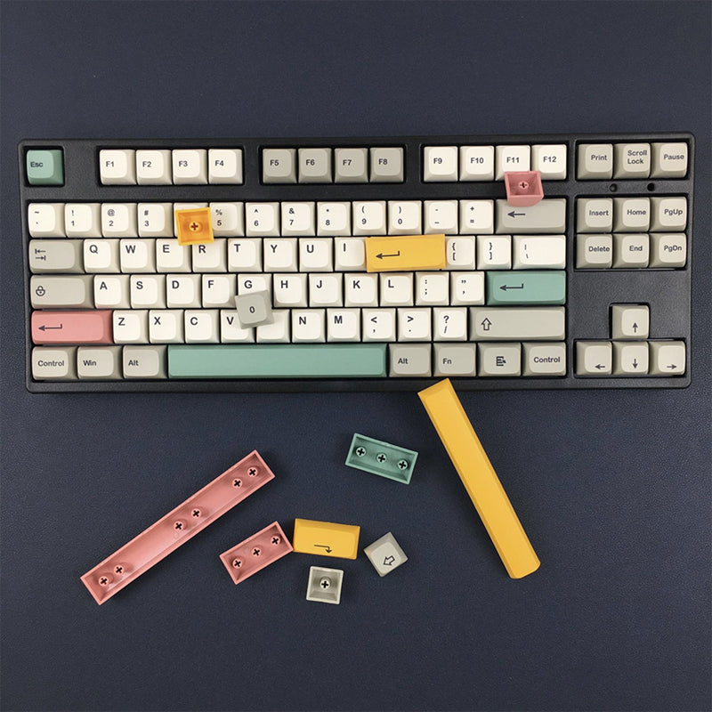 ACGAM レトロ 9009 チェリー プロファイル PBT キーキャップ セット 133 キー