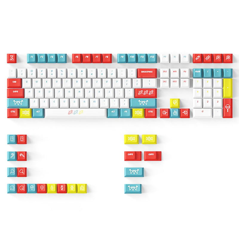 ACGAM Toffee Patch Cherry Profile Keycap Set 132 Keys