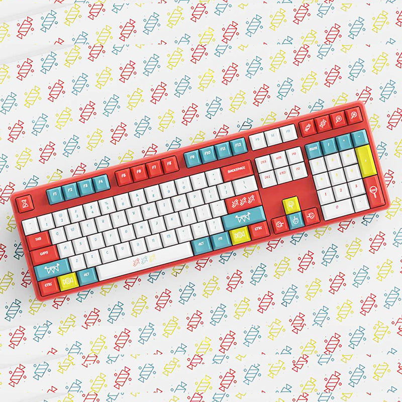 ACGAM Toffee Patch Cherry Profile Keycap Set 132 Keys