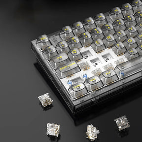 ACGAM Xinmeng X75 Transparent Wired Mechanical Keyboard
