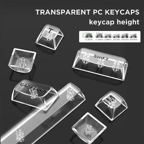 ACGAM Xinmeng X75 투명 유선 기계식 키보드