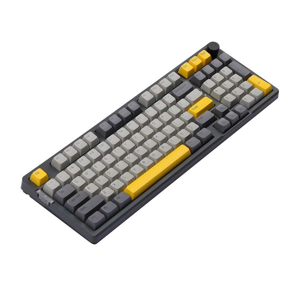 Ajazz AK966 Mechanical Keyboard black show