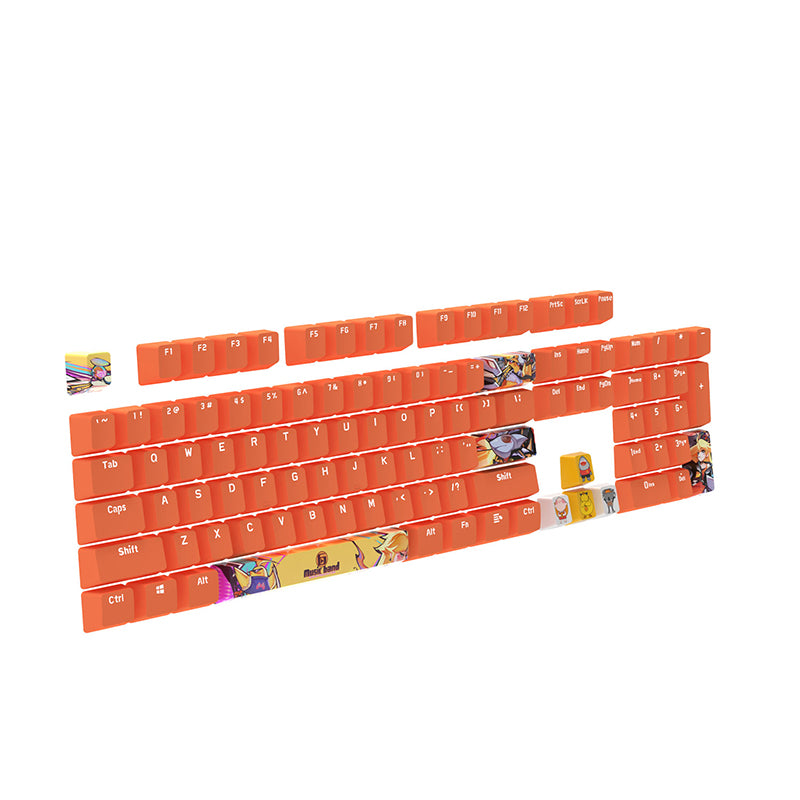 Ajazz Music Band Keycaps show