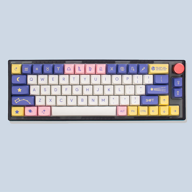 ACGAM Astrology Purple Constellation Keycap Set