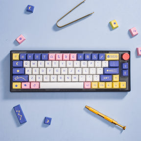 ACGAM Astrology Purple Constellation XDA Profile Keycap Set 134 Keys