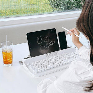 ACGAM ACTTO B503 タイプライター レトロ Bluetooth メンブレン キーボード
