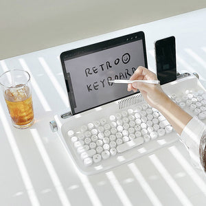 ACGAM ACTTO B503 タイプライター レトロ Bluetooth メンブレン キーボード