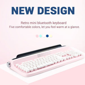 ACGAM ACTTO B503 タイプライター レトロ Bluetooth メンブレン キーボード