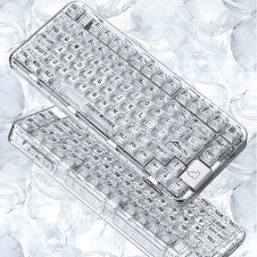 CoolKiller CK75 transparent mechanical keyboard details