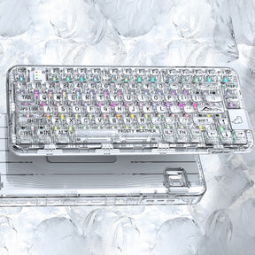 CoolKiller CK75 transparent keyboard details