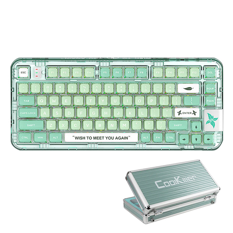 CoolKiller CK75 Green Mechanical Keyboard with box