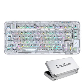 CoolKiller CK75 Transparent Mechanical Keyboard with box