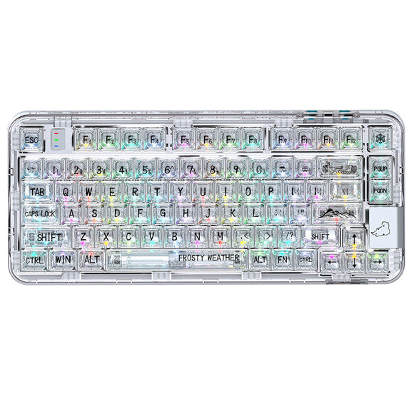 CoolKiller CK75 Mechanical Keyboard Transparent