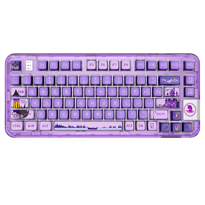 CoolKiller CK75 Triple Mode Transparent Mechanical Keyboard - Thumbnail 2